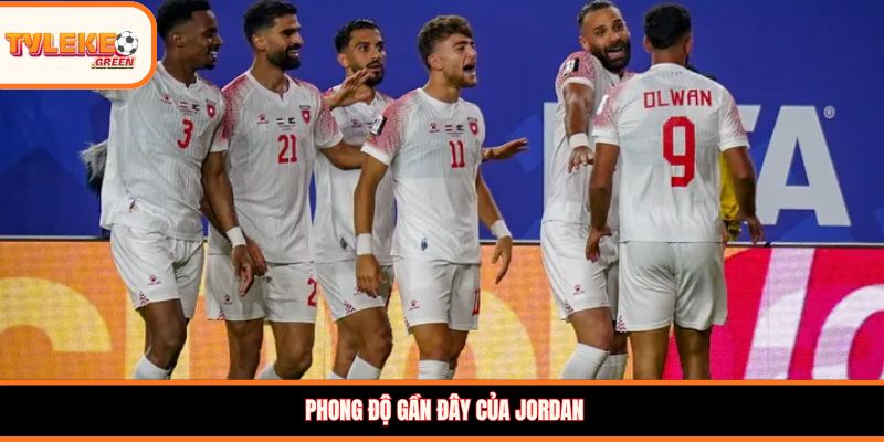 Phong độ gần đây của Jordan 