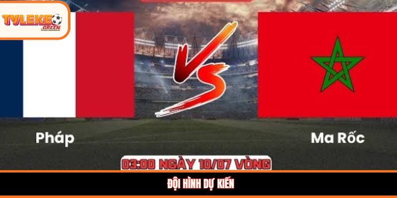 Đội hình dự kiến